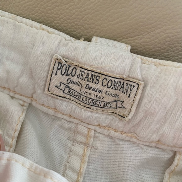 POLO JEANS COMPANY RALPH LAUREN , 27/34, 100% cotton white jeans - Picture 9 of 13